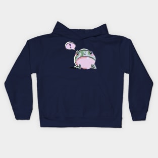 Rotund Frog ! Kids Hoodie